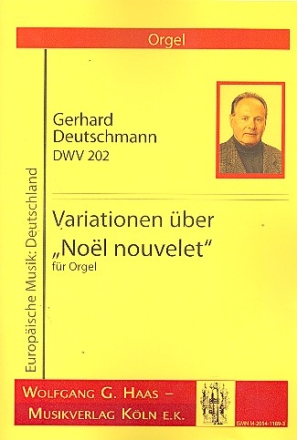 Variationen ber Noel nouvelet DWV202 fr Orgel