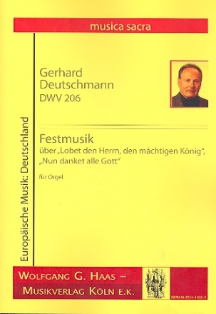 Festmusik ber 2 Chorle DWV206 fr Orgel