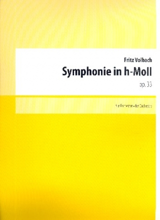 Symphonie h-Moll op.33 fr Orchester Partitur