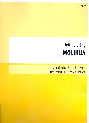 Molihua for high voice, 2 double basses, percussion and piano resonance score