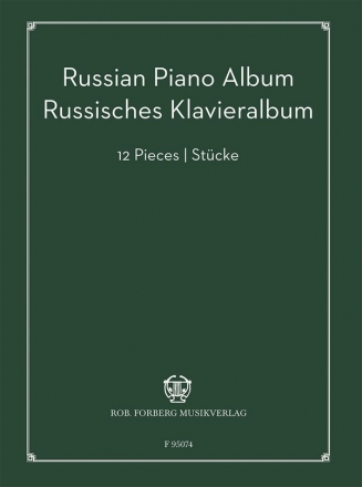 Russian Piano Album - Russisches Klavieralbum Klavier Buch