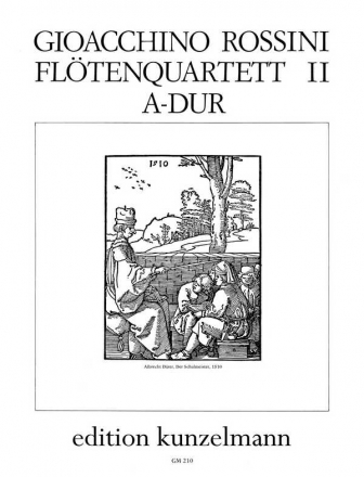 Quartett A-Dur Nr.2 fr Flte und Streichtrio Stimmen