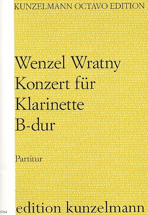 Konzert B-Dur fr Klarinette und Orchester Partitur