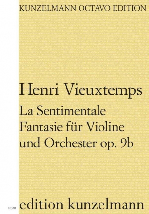 La Sentimentale - Fantasie op.9b fr Violine und Orchester Partitur