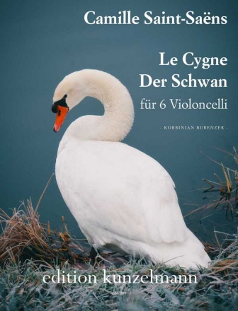 Der Schwan G-Dur fr 6 Violoncelli Partitur und Stimmen