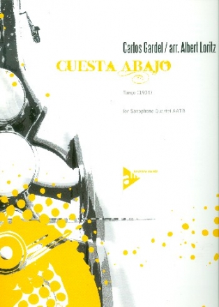 Cuesta abajo fr 4 Saxophone (AATBar) Partitur und Stimmen