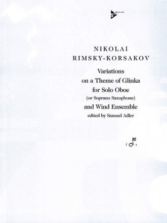 ADV60000  Rimskij-Korsakow, Variations on a theme of Glinka fr Oboe und Blser-Ensemble Partitur und Stimmen