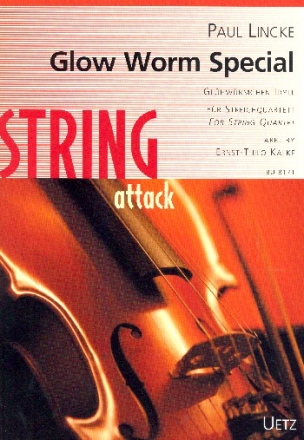 Glow Worm Special fr Streichquartett (Viola mit Triangel) Partitur und Stimmen