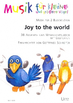 Joy to the World fr 2 Blockflten Spielpartitur