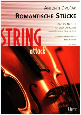 Romantische Stcke op.75,1-3 fr Viola und Klavier