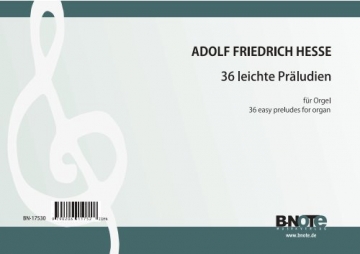 BN17530 36 leichte Prludien fr Orgel