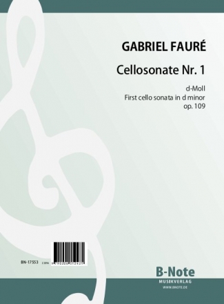 Sonate g-Moll Nr.1 op.109 fr Violoncello und Klavier