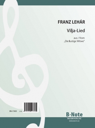 Vilja-Lied fr Gesang und Klavier