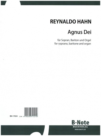 Agnus Dei fr Sopran, Bariton und Orgel Partitur