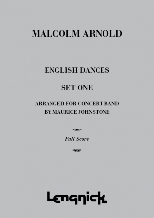 Malcolm Arnold English Dances Set 1 Concert Band (Partitur)