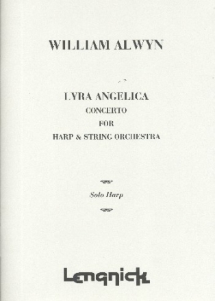 Lyra angelica for harp and string orchestra harp