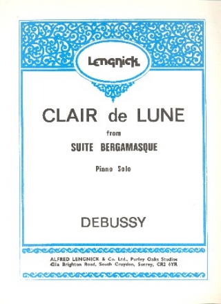 Clair de lune pour piano