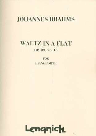 Walzer As-Dur op.39,15 fr Klavier