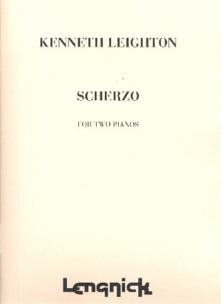 Scherzo for 2 pianos score