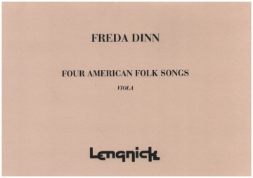 4 American Folk Songs for viola