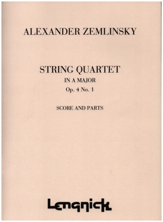 String Quartet in A Major op.4 no.1  score and parts