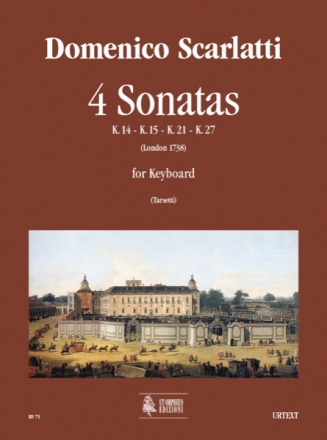 4 sonate K14, K15, K21, K27 per pianoforte