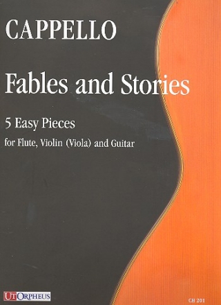 Fables and Stories for flute, violin (viola) and guitar score and parts