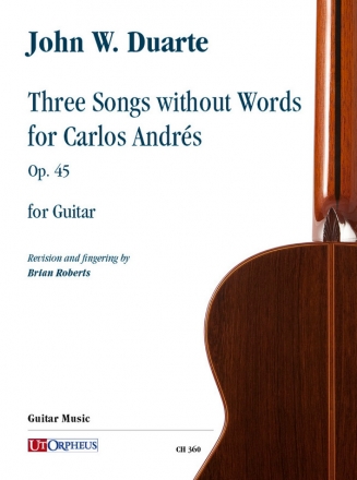 Three Songs without Words for Carlos Andrs op.45 for guitar