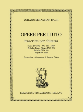 Opere Per Liuto trascritte per chitarra