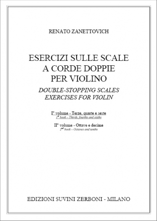 Esercizi Sulle Scale A Corde Doppie  Per Violino Partitur