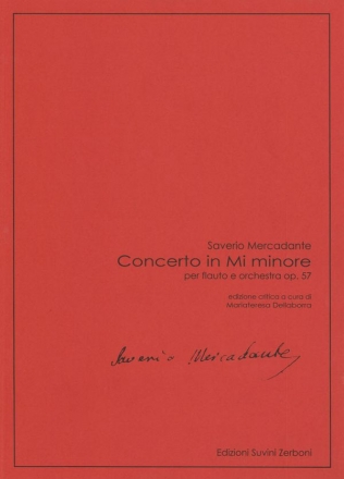 Concerto in Mi minore Op.57 Flute and Orchestra Partitur