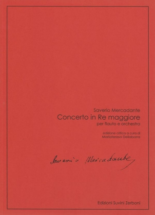 Concerto in Re maggiore Flute and Orchestra Partitur