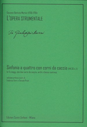 Sinfonia a quattro con corni da caccia (HH. Chamber Ensemble Partitur