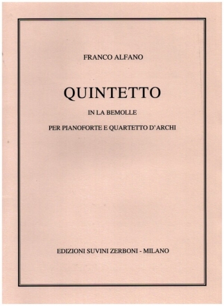 Quintetto in la bemolle per pianoforte e quartetto d'archi partitura