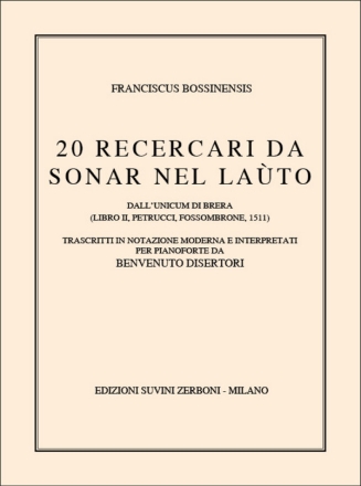 20 Ricercari da Sonar nel Lato per pianoforte