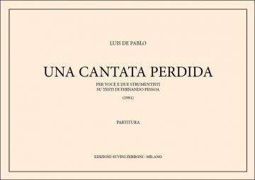 Una Cantata Perdida (1981)  Partitur