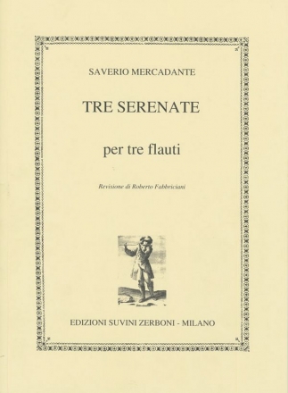 Tre Serenate 3 Flutes Partitur + Stimmen