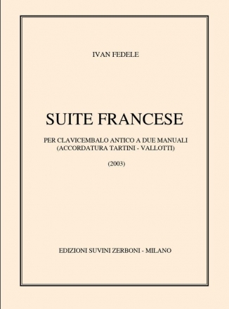 Suite Francese per clavicembalo antico a due mani Partitur