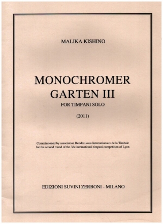 Monochromer Garten III for timpani