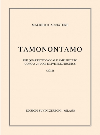 Tamonontamo Mixed Choir a Cappella Partitur