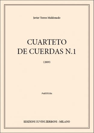 Cuarteto de Cuerdas N. 1  Partitur