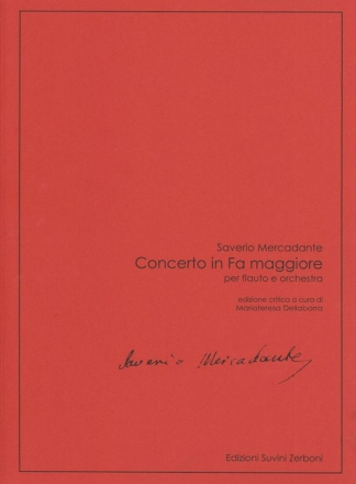 Concerto In Fa maggiore per flauto e orchestra score