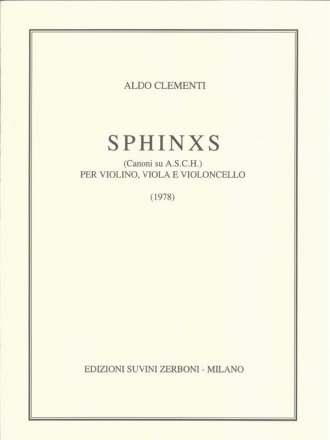 Sphinxs per violino, viola e cello partitura