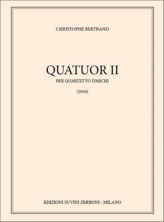 Quatuor II Streichquartett Partitur