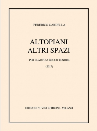 Altopiani/Altri spazi Tenor Recorder