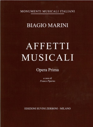 Affetti Musicali opera Partitur