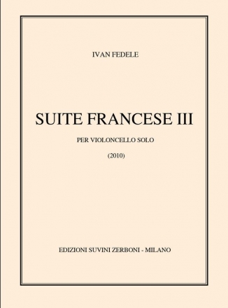 Suite Francese III Cello