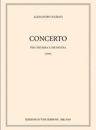 Concerto Guitar and Orchestra Partitur