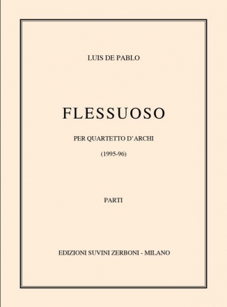 Flessuoso Streichquartett Partitur + Stimmen