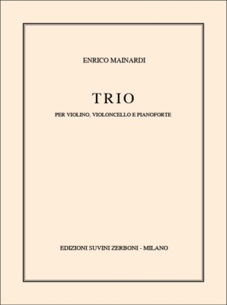 Enrico Mainardi, Trio  Partitur